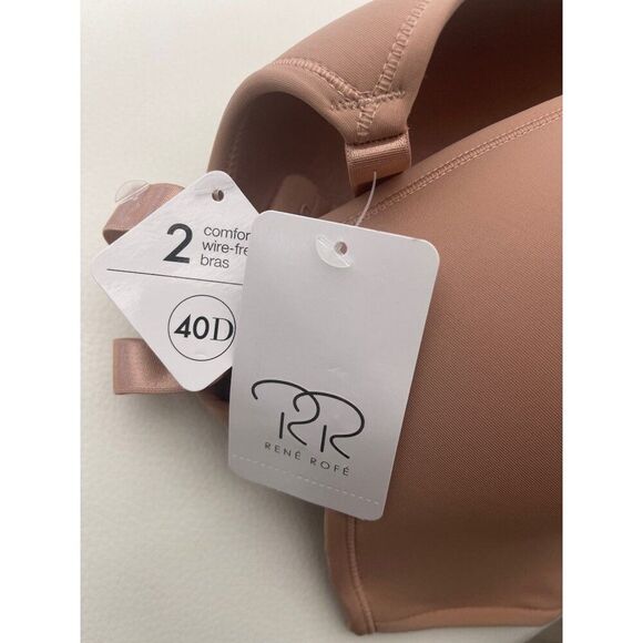 Rene Rofe Women Comfort Wire-Free T-Shirt Bra Size 40D NWT - Picture 6 of 6